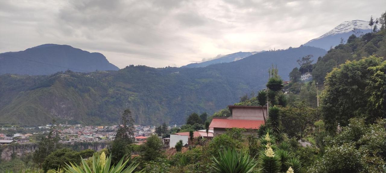 "Casa Verde" En Banos De Agua Santa Con Vista Al Volcan Tungurahua Экстерьер фото
