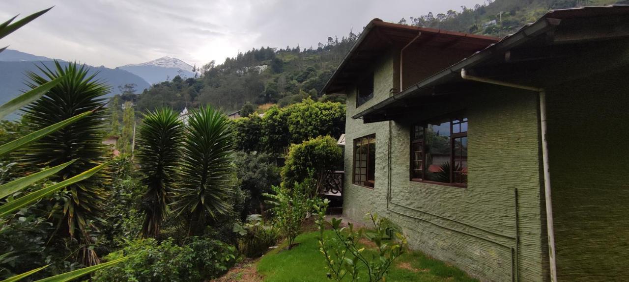 "Casa Verde" En Banos De Agua Santa Con Vista Al Volcan Tungurahua Экстерьер фото