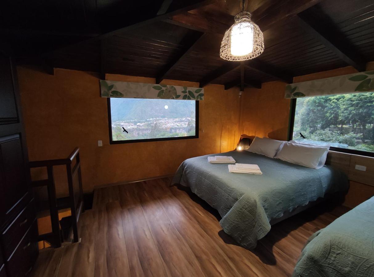 "Casa Verde" En Banos De Agua Santa Con Vista Al Volcan Tungurahua Экстерьер фото